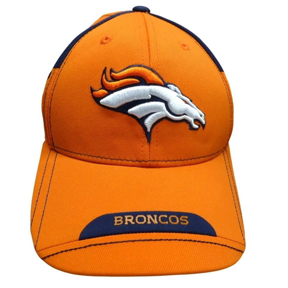 Denver Broncos Youth Adjustable Snapback Hat NFL Team Apparel Orange &โ Blue